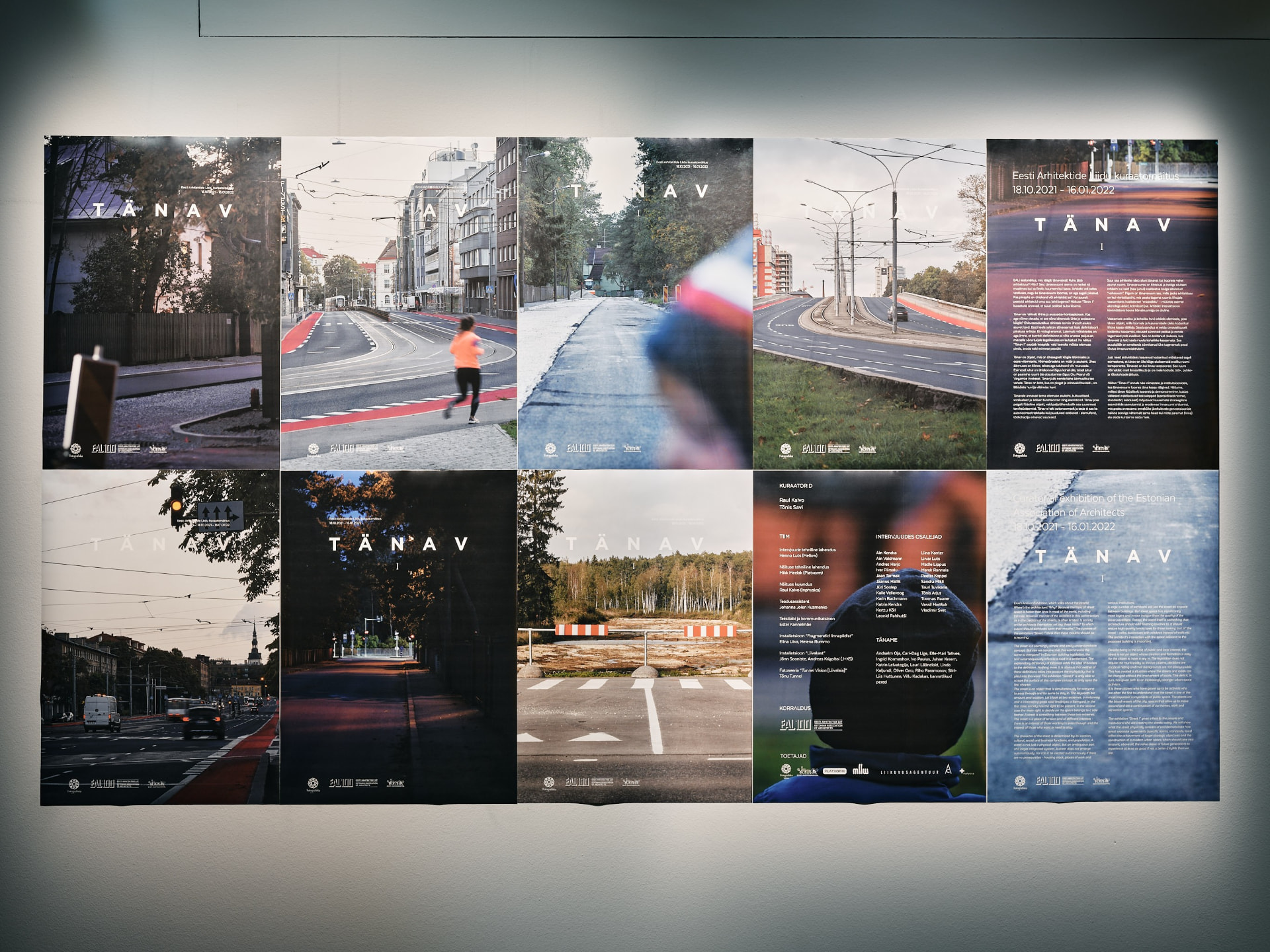 Street I — exhibition posters, photo by Tõnu Tunnel